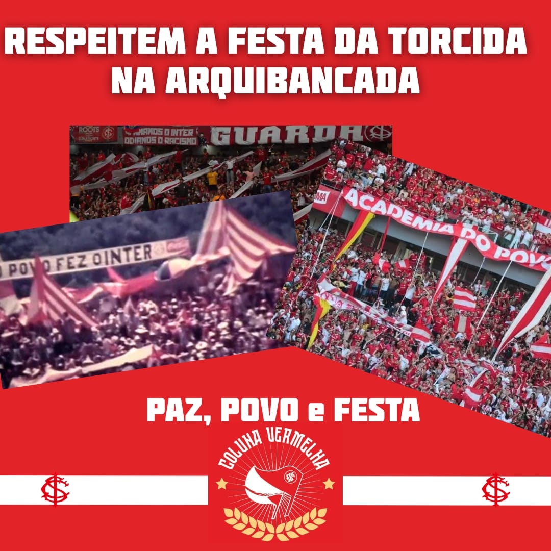 É preciso que o clube deixe que sua torcida SEJA TORCIDA. Não há justificativa para que a festa da arquibancada seja interrompida por som mecânico alto e desconectado da festa. Nada é mais importante que a conexão entre campo e arquibancada. Respeitem quem sempre esteve ali!