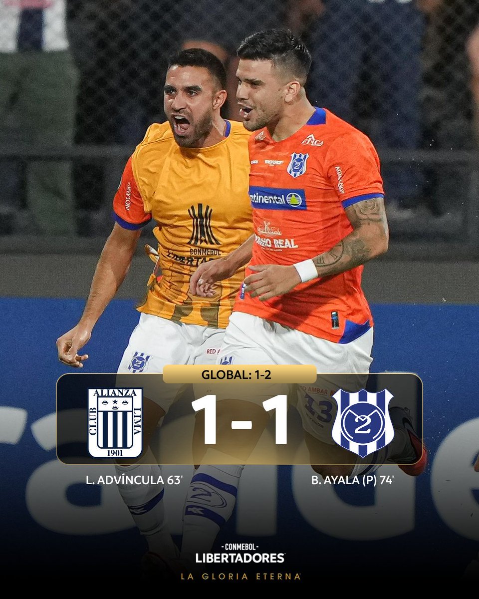 Libertadores's tweet photo. 🇵🇪⚽️🇵🇾 ¡Empate en Matute y clasificación a Fase 2 para @Club2deMayo! 

🔥 El conjunto paraguayo sostuvo la ventaja de la ida y hace historia en su primera CONMEBOL #Libertadores.

#GloriaEterna https://t.co/ALU6eZLAB0