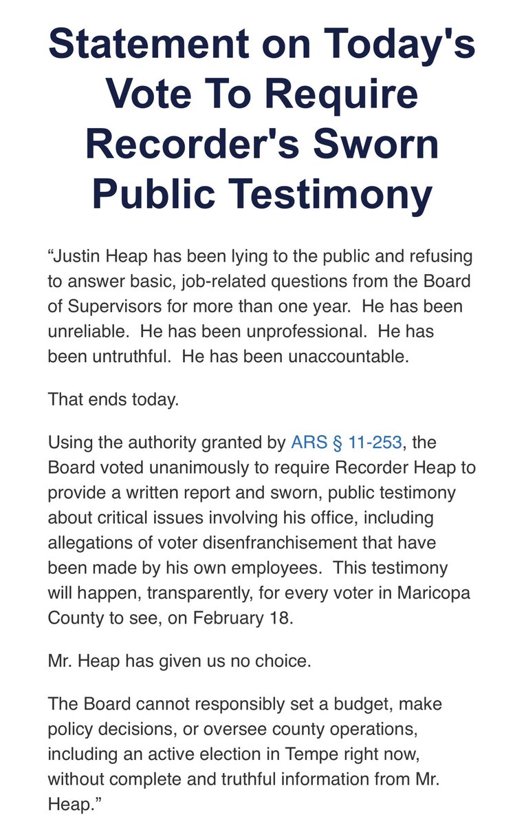 Maricopa County tweet media