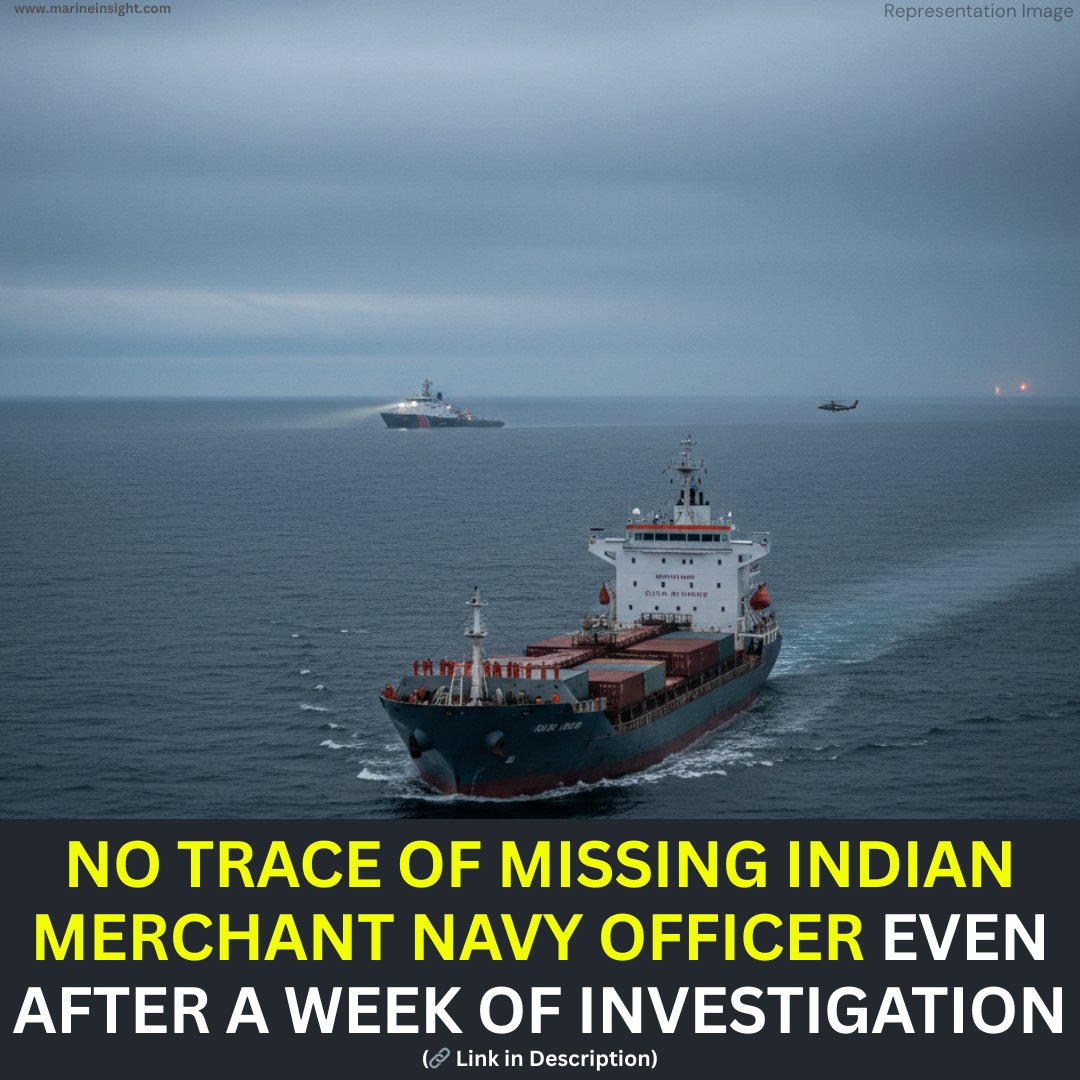 MarineInsight's tweet photo. 🌊More than a week has passed since an Odia merchant navy officer, Sarthak Mahapatra, went missing near Mauritius.

Read the full news 👉  https://t.co/Z8bDzPLwWG

#merchantnavy #mauritius #odia #merchantnavyofficer #navyofficer #Maritime #Shipping https://t.co/7sK4rUQMk5