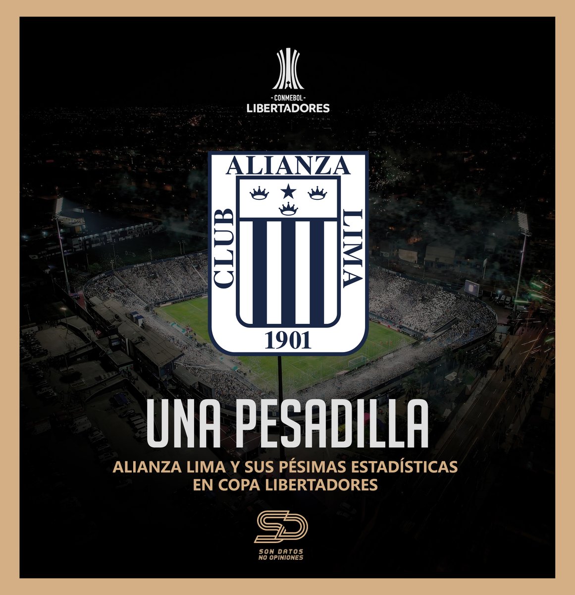 𝗗𝗔𝗧𝗢𝗦 𝗗𝗘 𝗔𝗟𝗜𝗔𝗡𝗭𝗔 𝗟𝗜𝗠𝗔 𝗘𝗡 𝗖𝗢𝗣𝗔 𝗟𝗜𝗕𝗘𝗥𝗧𝗔𝗗𝗢𝗥𝗘𝗦.

❌ Peor racha de duelos sin ganar (récord).
❌ Peor racha de duelos sin ganar de local (récord).
❌ Peor diferencia de goles (récord).
❌ 58% de derrotas (récord).
❌ Triunfó solo 5 de sus últimos 55