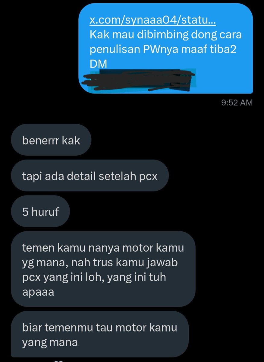 Bimbingan skripsi ❎️
Bimbingan PW privatter ✅️