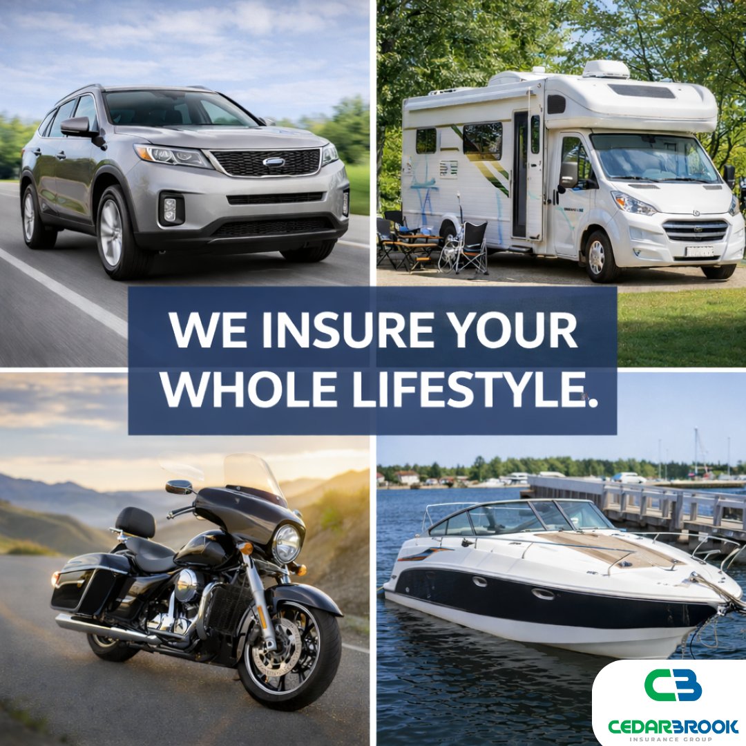 CedarBrookInsur's tweet image. Auto, RV, motorcycle, or boat- Cedarbrook can help you cover it all in one place.

Book: bit.ly/4hlNsiJ | (833) 490-7878

#Cedarbrook #TexasInsurance #IndependentAgent