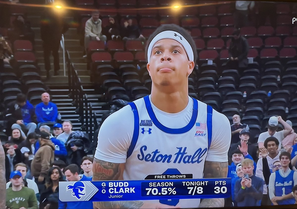 I don’t care if you’re talking the MAAC, the Big East, the park, literally any court at any level - Budd Clark is going to play some of the best, highest IQ, most instinctual PG play you’re going to see. As pure as you can play that position.

<a href="/SetonHallMBB/">Seton Hall Men's Basketball</a> <a href="/MerrimackMBB/">Merrimack Men’s Basketball</a>