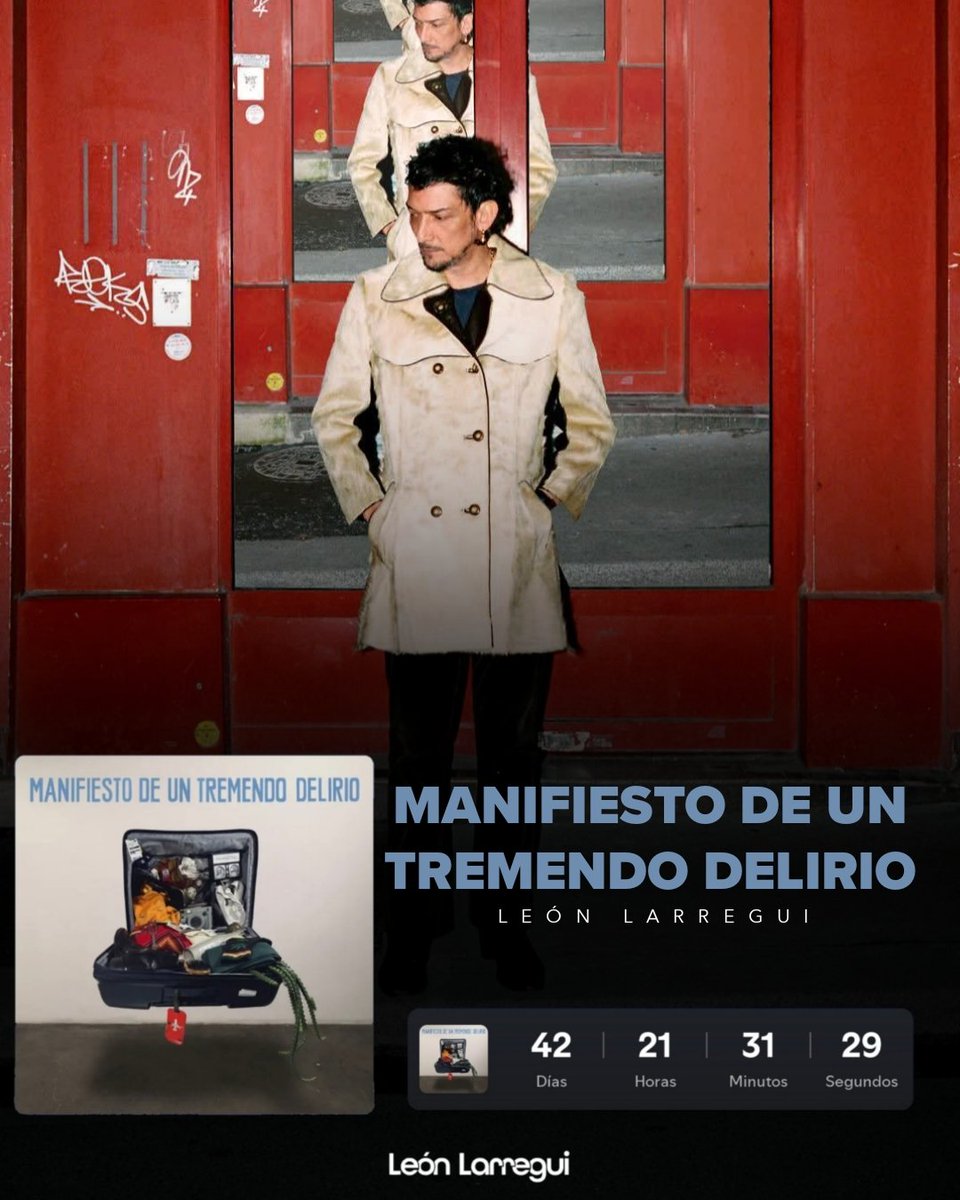 En mes y medio se estrena el nuevo album de León Larregui