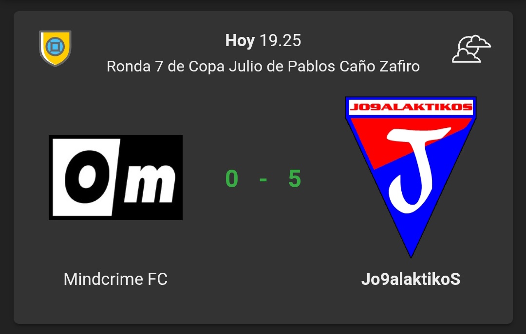 Triunfazo que nos lleva a 8vos de Copa Zafiro. Fathi X2, Kartoikromo, AbdulMowla y Leyton marcaron hoy.
#VamosJo9alaktikoS