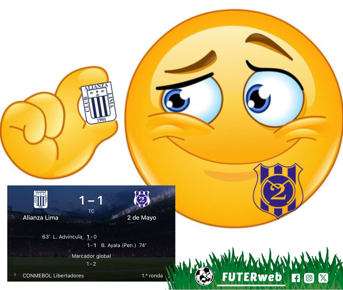 Si te elimina 5 de Mayo de Paraguay 🇵🇾 eres microbio de equipo #CopaLibertadores #AlianzaLima