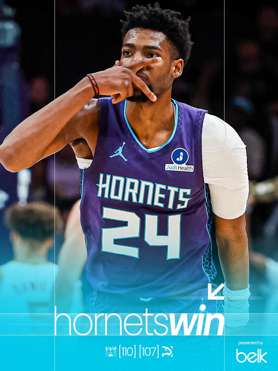hornets's tweet photo. headin into the break with a W! 

#HiveMentality | @belk https://t.co/EITb7mWKI0