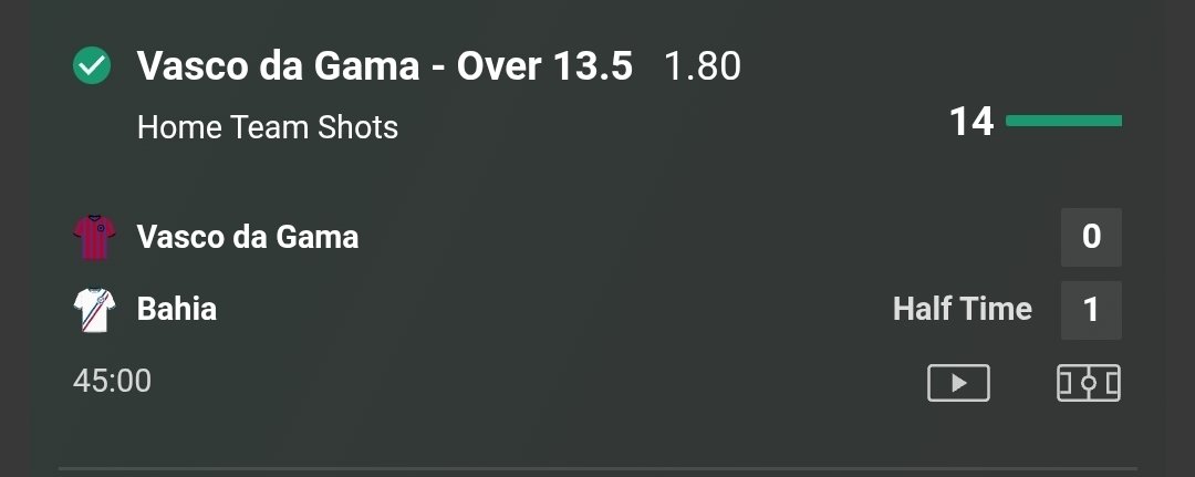SAFilesChris's tweet image. 4 selections for tonight's 🇧🇷 Brasileirão &amp;amp; 🏆 Libertadores

🇧🇷 Atletico Mineiro 3-3 Remo 🇧🇷
Over 2.5 Goals ✅️

🇧🇷 Vasco 26-8 Bragantino 🇧🇷
Vasco Over 13.5 Shots ✅️

🇵🇪 A. Lima 22-18 2 de Mayo 🇵🇾
A. Lima Over 17.5 Shots ✅️

🇧🇷 Sao Paulo 2-0 Gremio 🇧🇷
Both Teams To Score ✖️