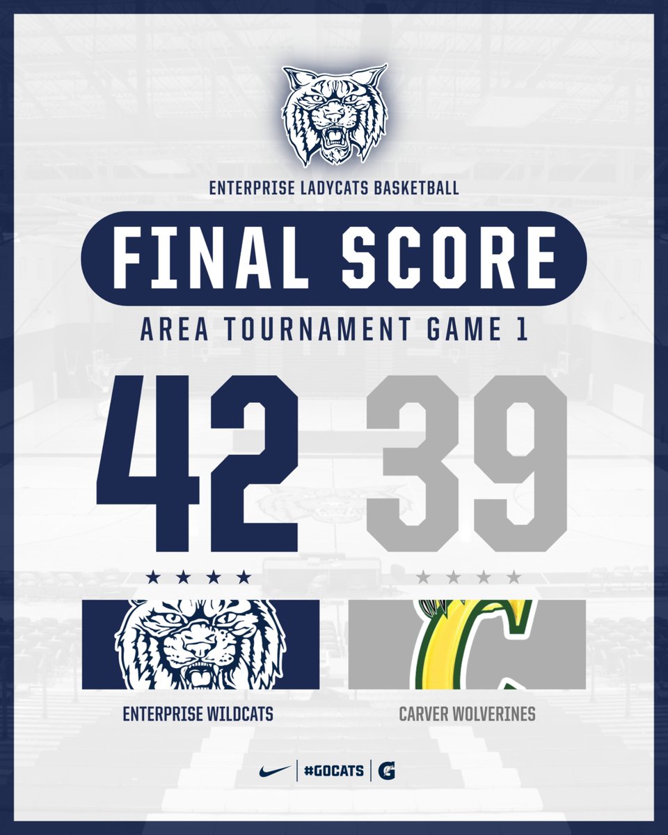 EHSWBB's tweet photo. Fought until the Final Buzzer! We will see you Friday where we take on Dothan at 6:00 for the AREA CHAMPIONSHIP‼️ | #GoCats https://t.co/yfWdGqeOwm