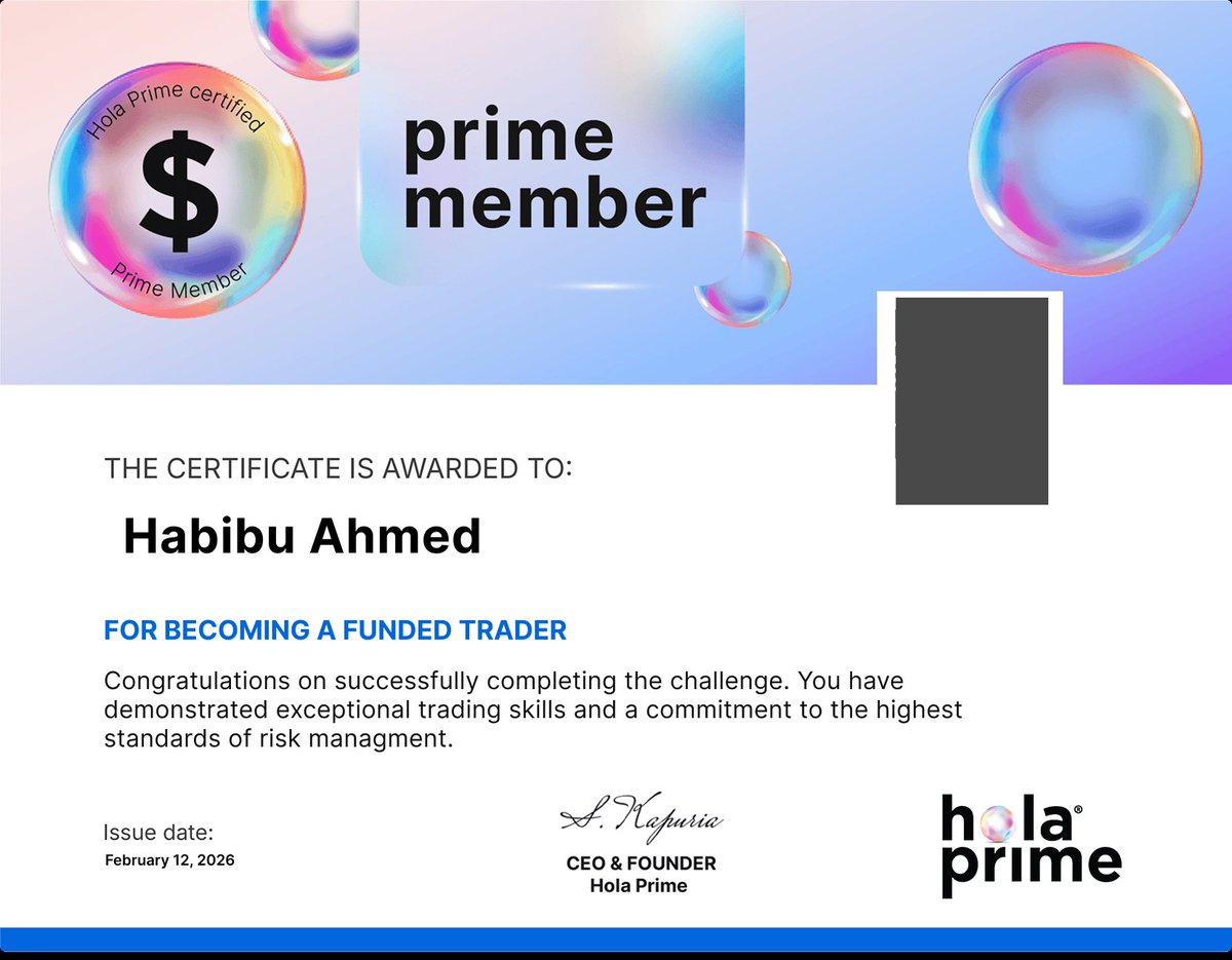 Finally funded with @holaprimeglobal you're not disappointing me.

Rules being clear is the most important thing for me as these days firms are changing their rules every day and they change it retroactively. 

Whatever on Hola Prime's website, they delivered exactly that so far.