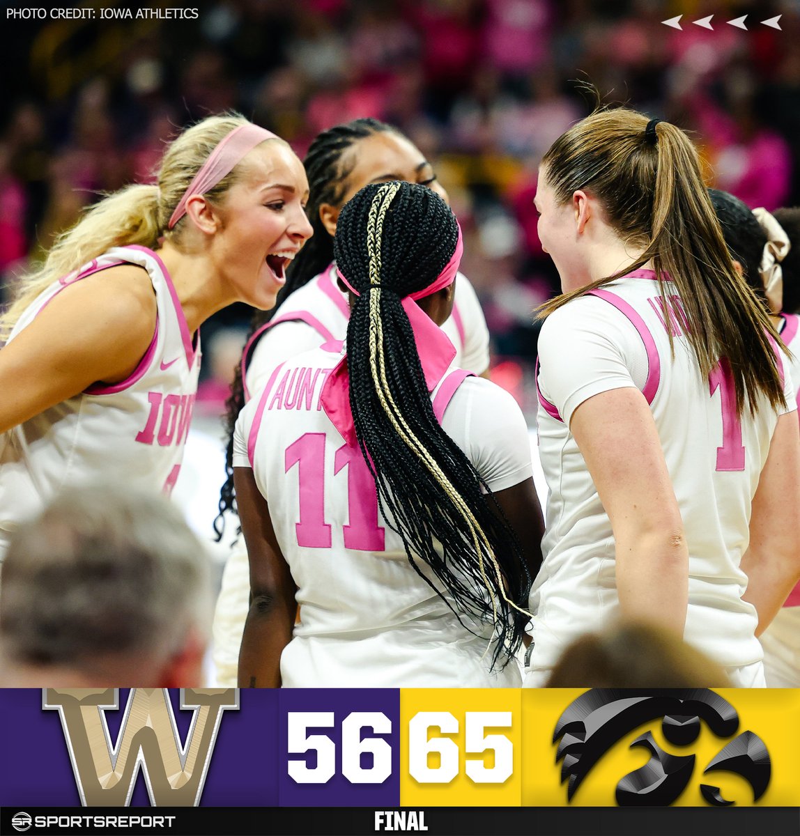 HAWKEYES WIN!!! Iowa beats Washington!!