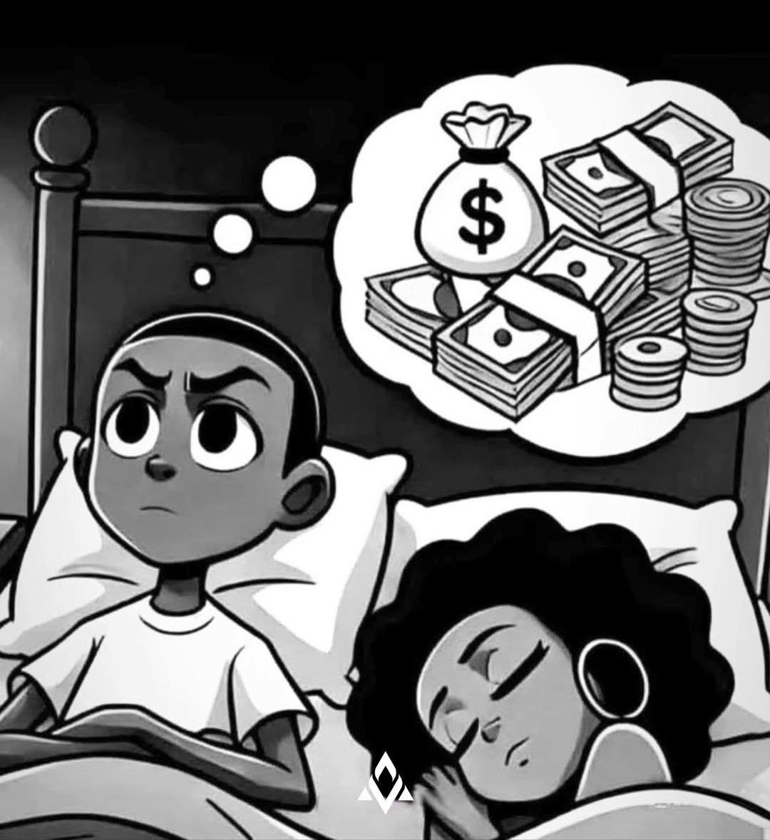 Ella: ¿Por qué siempre está estresado?
La mente del bro: