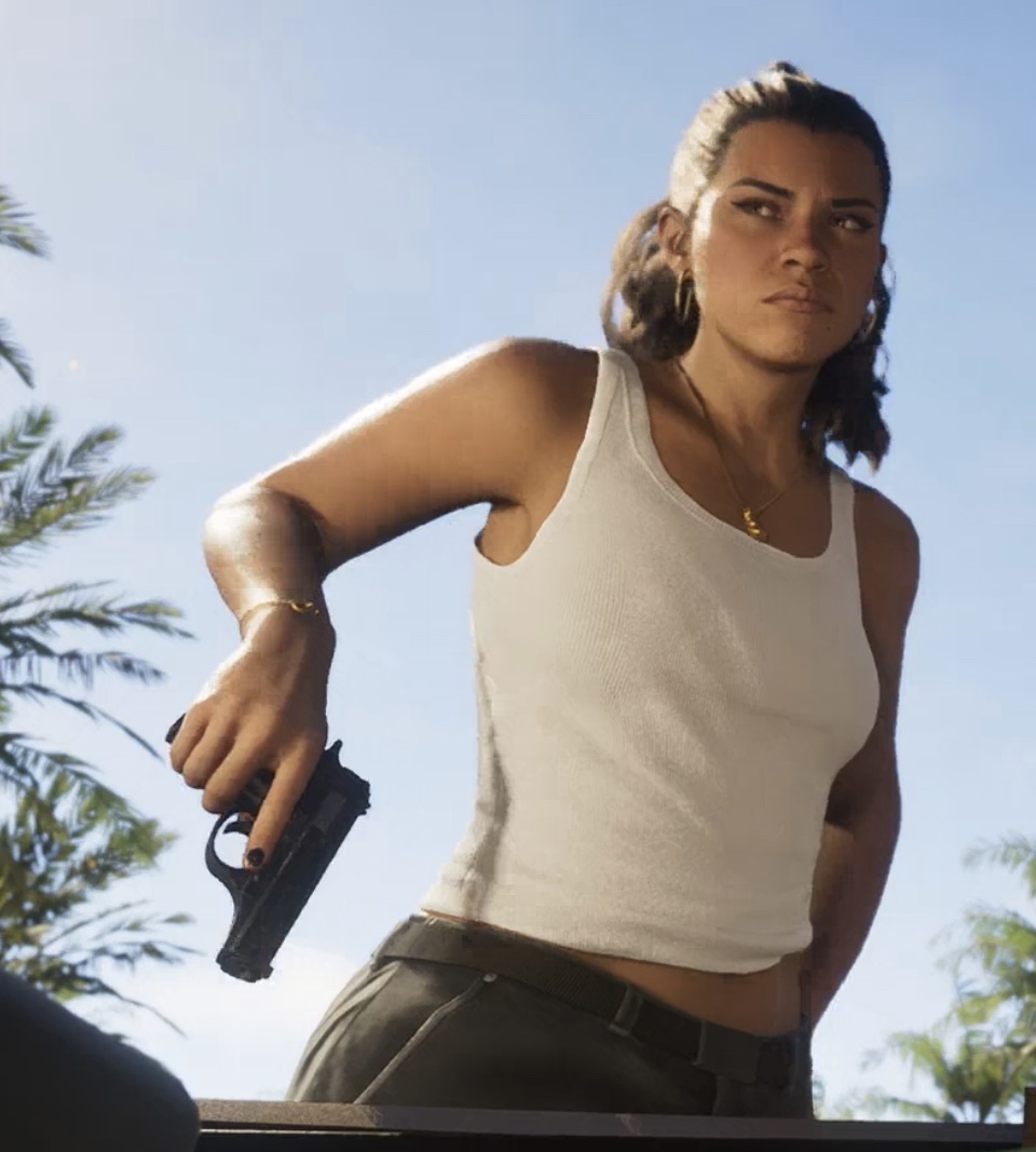 GTAVI_Countdown's tweet image. Lucia Caminos - GTA 6 🔥

Real art with zero AI (via @houseofdyln)