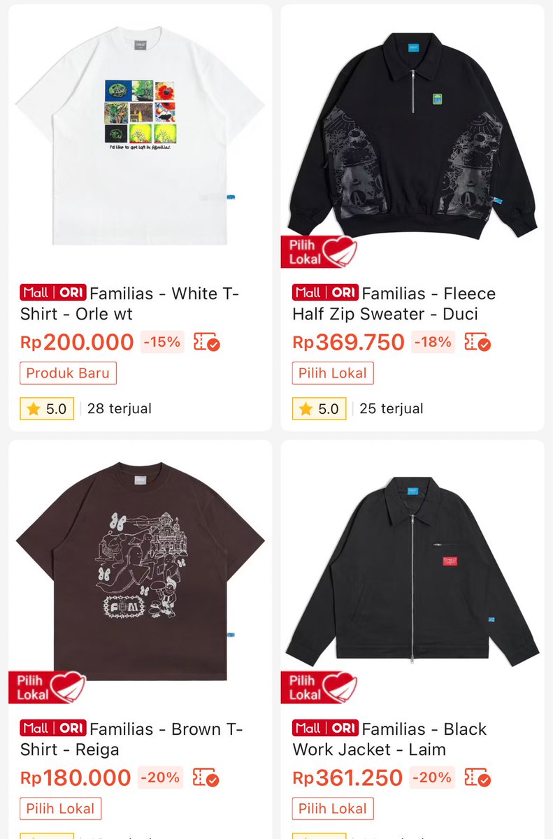 ampashitez's tweet photo. rekomendasi brand local hidden gem! daripada brand yang lagi viral 👀 https://t.co/RCaaTGqWdW