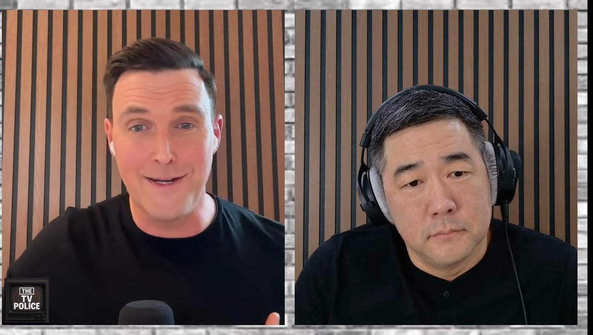 lmk66's tweet photo. Don't get yourself in a knot. Join @OYeoman
&amp; @Tim__Kang
as they knit together all their memories &amp; bts moments of #TheMentalist. Don't let the wool be pulled over your eyes, when they can be opened by #TheTvPolice. 
https://t.co/WtGi0PKbRO https://t.co/poTPKSpUTA
