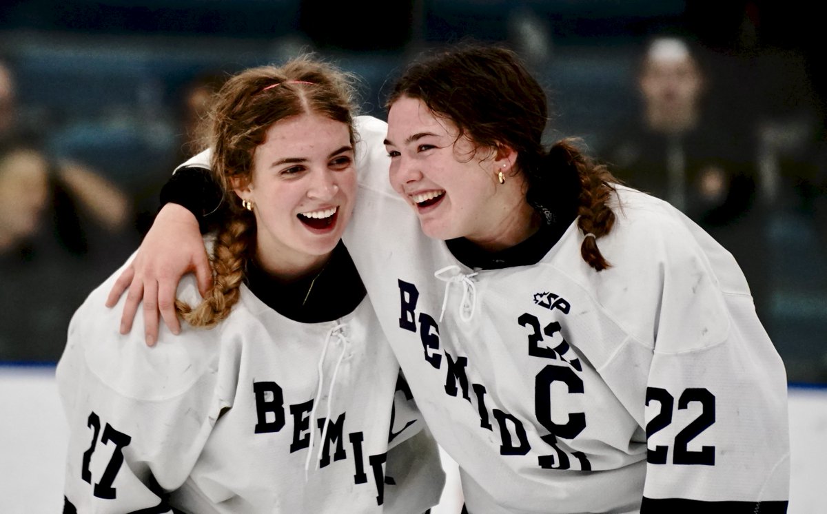 GHS
Section 8AA Final 

For the first time since 2007, Bemidji is headed to State.

The Lumberjacks didn't do it alone. All of Bemidji packed the rink tonight.

Sitting. Standing. Crouching. Screaming. Jumping. Pounding. Hugging. Crying.

Just like a proud northern town should.