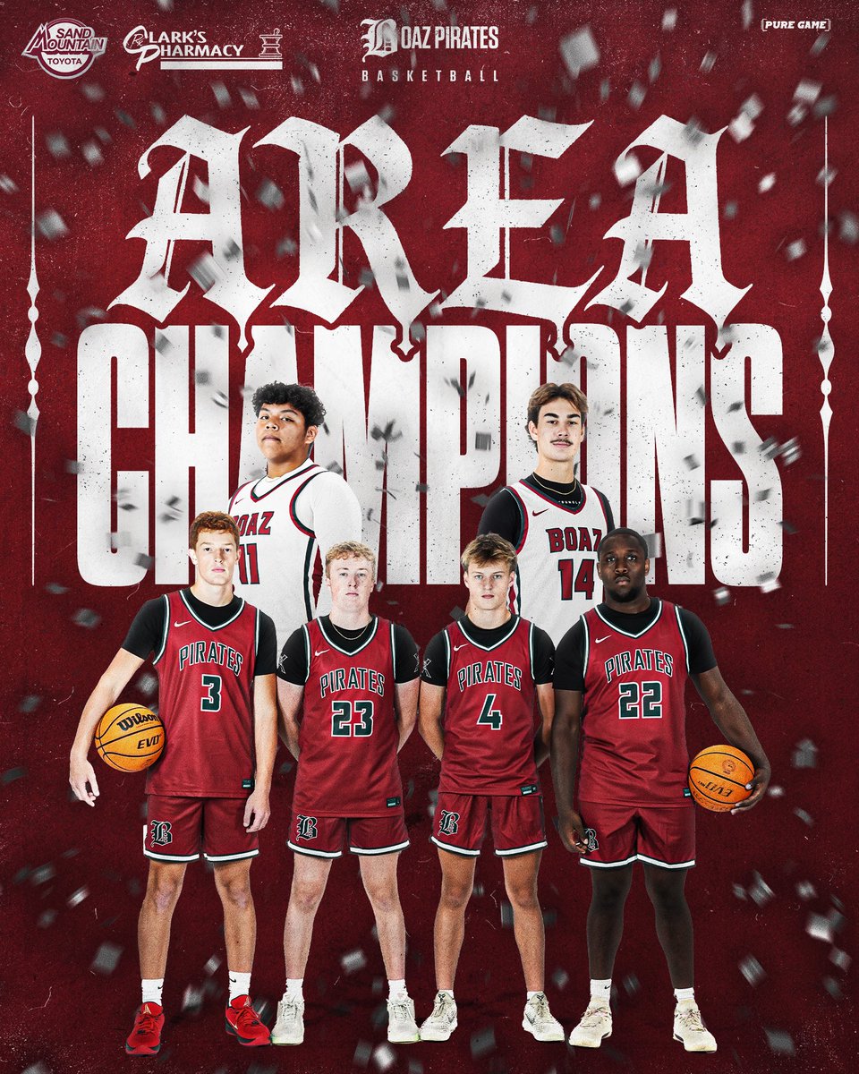 AREA CHAMPS 🏴‍☠️

See you at the Ship on Saturday! 

#PirateHoops