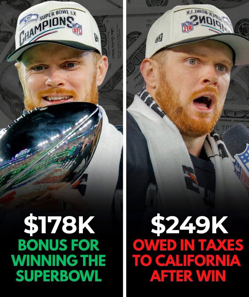 The NFL needs to ban any future Super Bowls from being held in California.

Players losing money to win a ring is criminal 🤦‍♂️