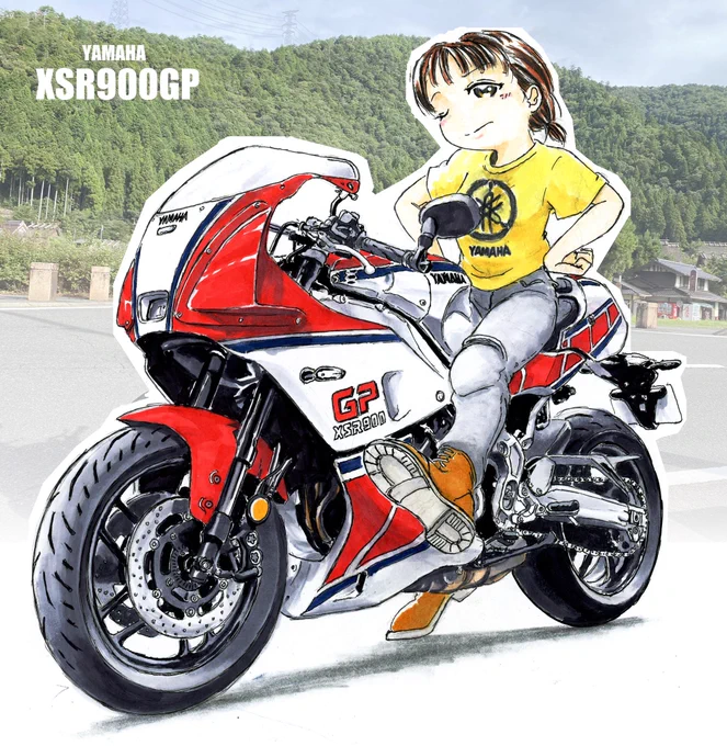 #みんなのYAMAHA見せて ヤァマハァ…といえばナックル別体のカウル およそ40年経って復活するとは