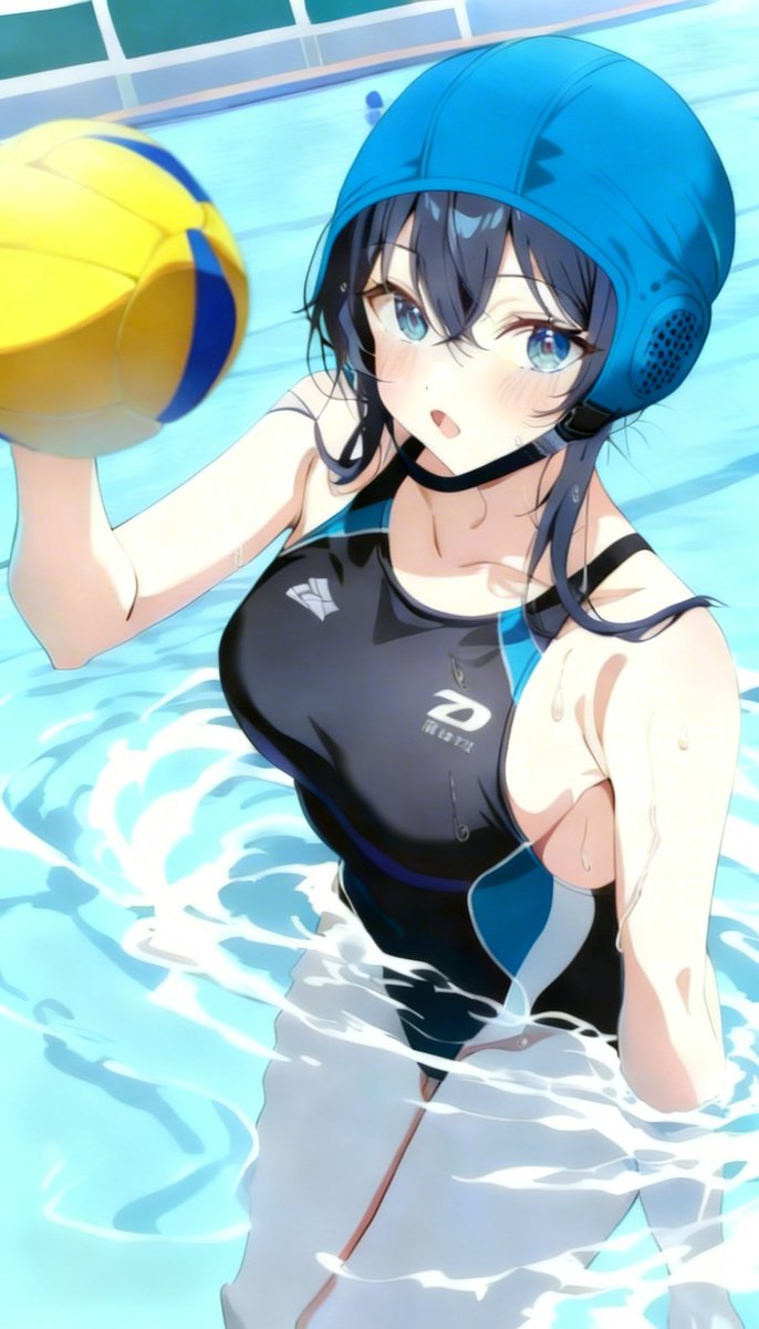ウチの水上競技キャラ四人。
由利菜(競泳)「ねぇ聖ちゃん、これで念願の水球部キャラ誕生？」
聖(競泳)「水球帽さえ安定して出ればね。」
渚(飛込)「へぇ～……水球……」
美波(ｱｰﾃｨｽﾃｨｯｸｽｲﾐﾝｸﾞ)「楽しみね。」
#DaysAI
#カスタムキャスト