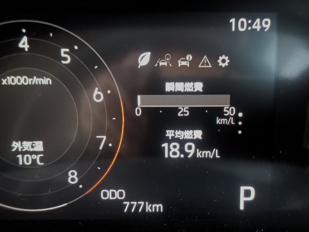 bun_unq's tweet image. 納車して4週間後の今日
777kmとなりました😊✌️
 #TOYOTA #RAIZE #トヨタ #ライズ 
 #777km #スリーセブン