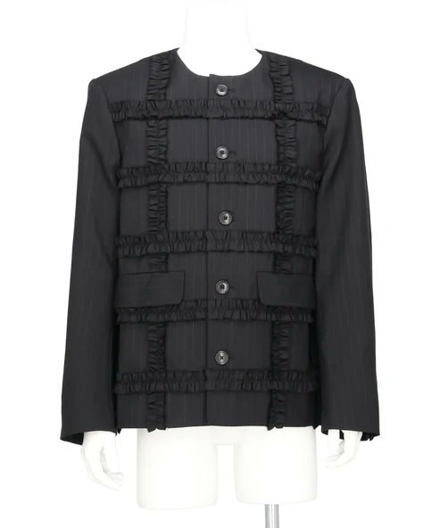 blazer viviano ruffle ジャケット・アウター