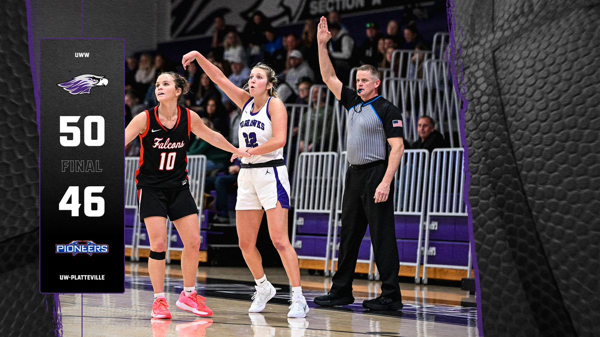 DOWN  GOES #10🔥
Warhawks battle in a tough 4th quarter to bring home the win‼️

UWW LEADERS:
M. Gillis: 14 pts, 10 rebs, 4blks
B. McCurdy: 13 pts,
C. Nies: 6pts, 4 rebs

#PutDownTheAxe #PoweredByTradition