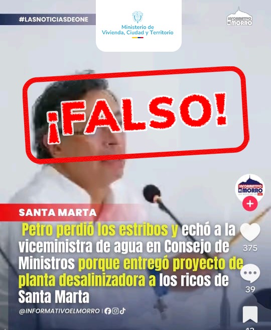 La viceministra <a href="/RuthQuevedoF/">Ruth Quevedo Fique</a>, nombrada por el Presidente <a href="/petrogustavo/">Gustavo Petro</a>, sigue trabajando comprometida por el cierre de brechas en agua y saneamiento básico; fortaleciendo, desde el <a href="/Minvivienda/">Minvivienda</a> y a través de la participación ciudadana, la estrategia del Agua Como Bien Común.