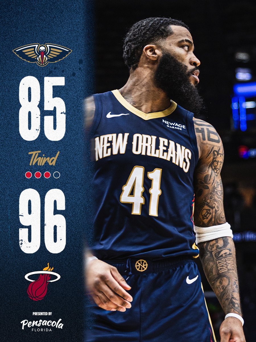 one to go
#Pelicans | @VisitPensacola