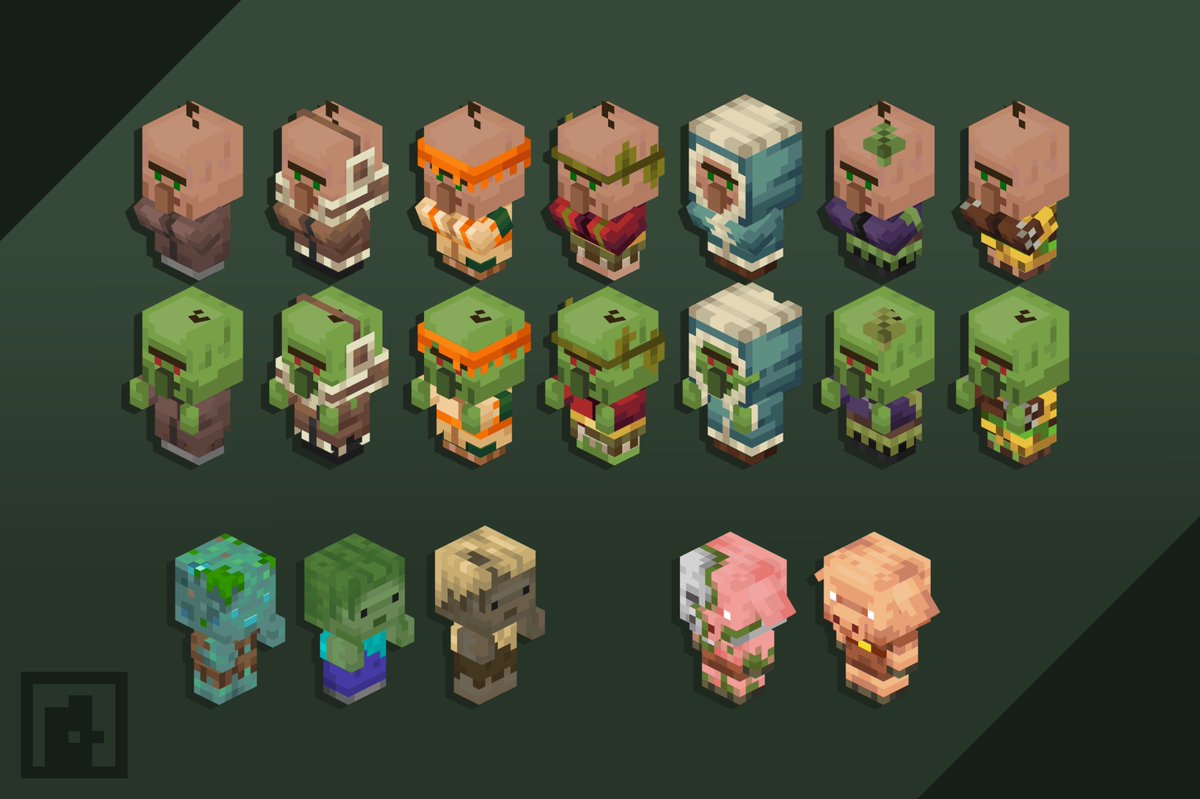 my version of the humanoid baby mobs ^_^ #Minecraft #Minecraftart # ...