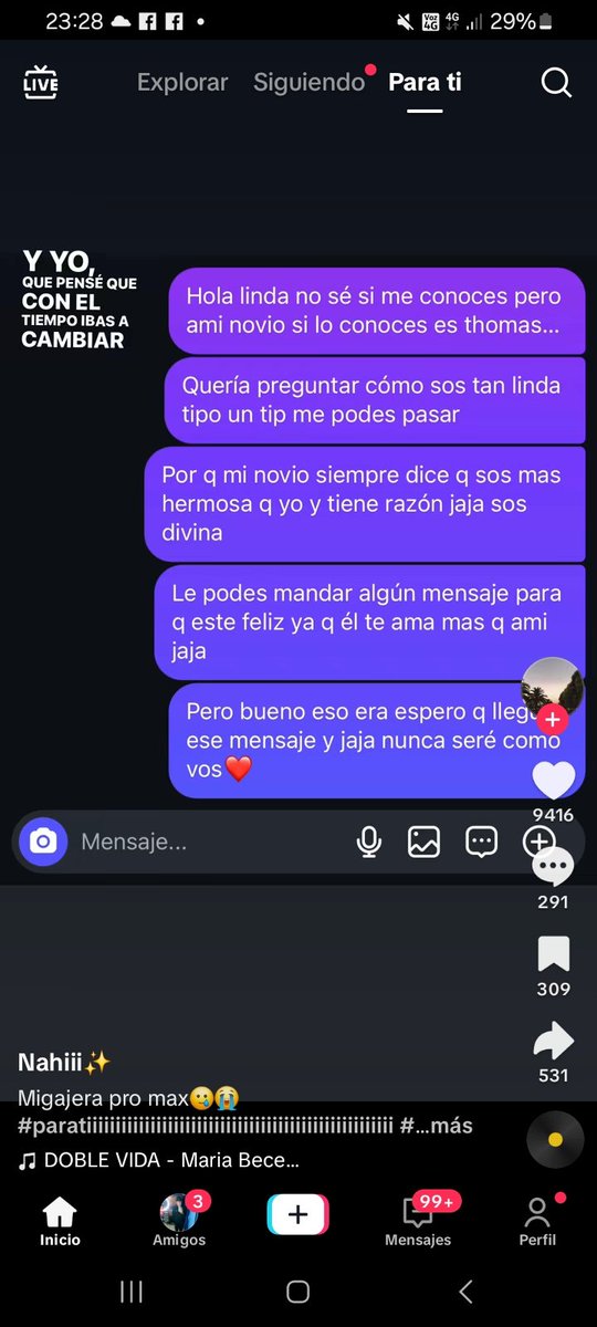 mi pregunta es realmente se puede llegar a este nivel de humillación por un VARON nono borra amiga q haces....