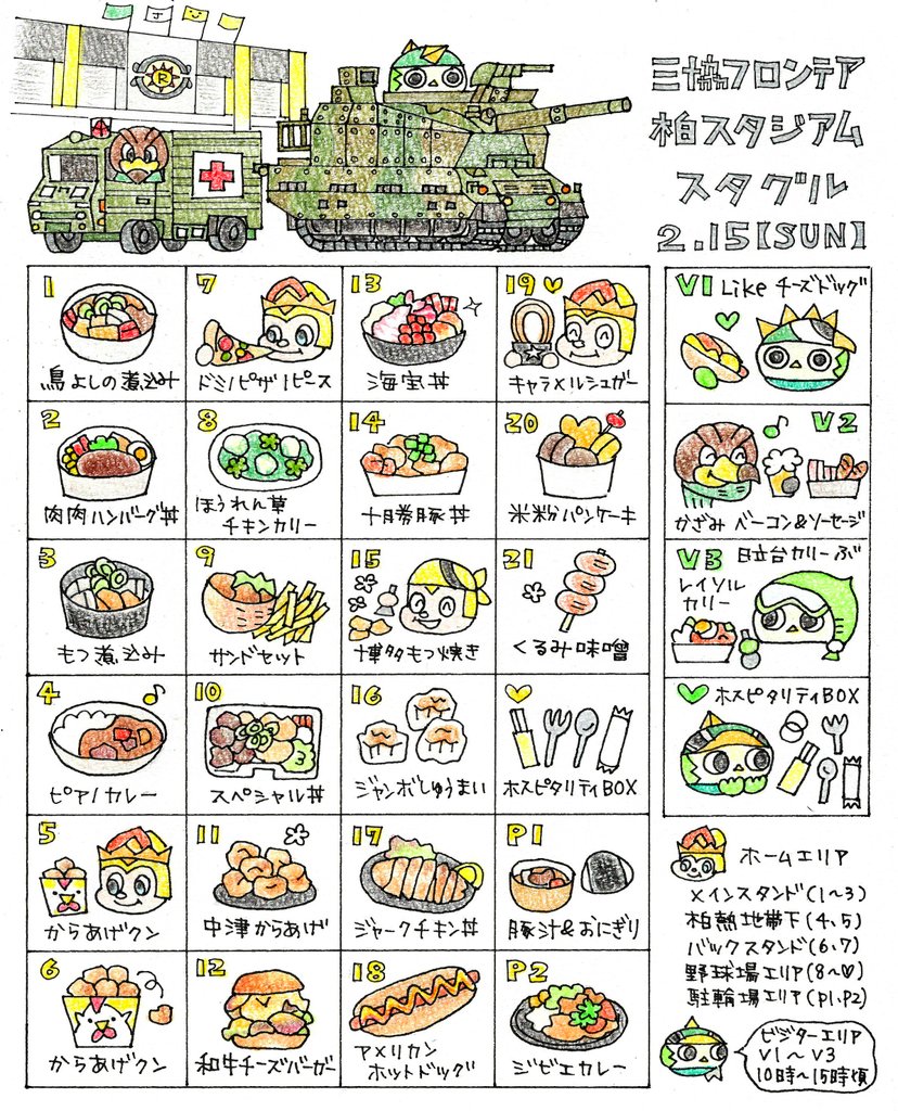 三協フロンテア柏スタジアム
☀️2月15日スタグル