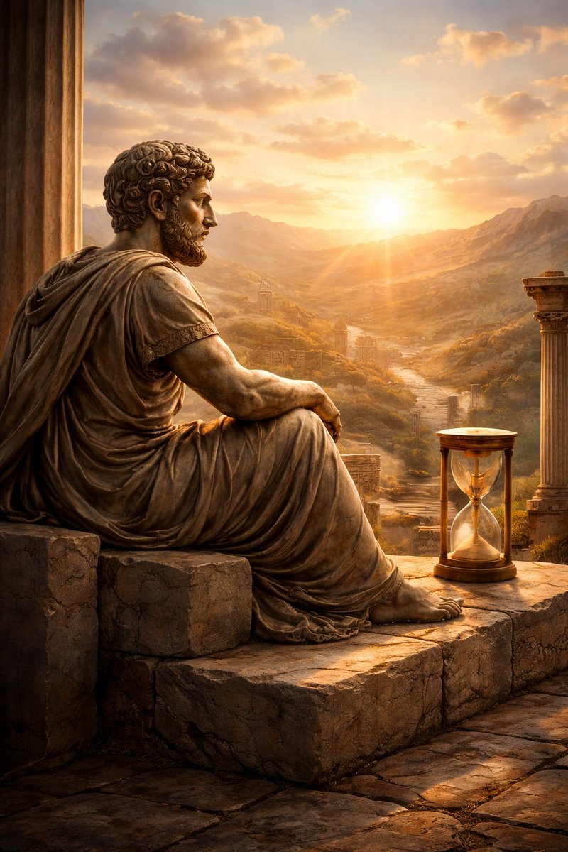 “Viva cada dia como se fosse o último, sem pressa, sem apatia, sem fingimento.”

- 🏛️ Marco Aurélio