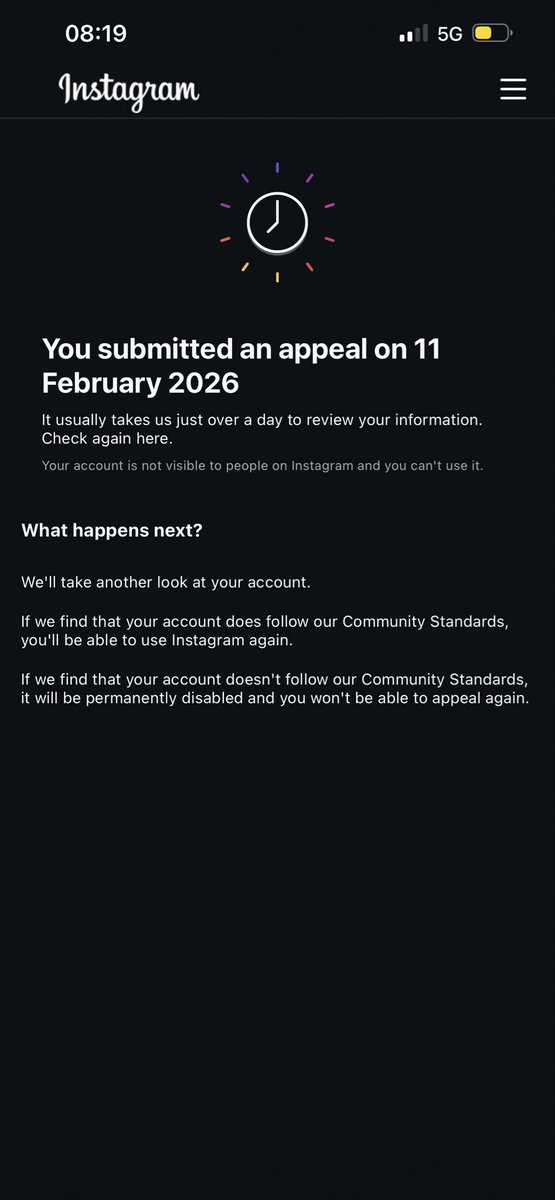 viterandra's tweet photo. @instagram 
Subject: Request for Review &amp; Reinstatement of Suspended Account
My Instagram account has been suspended and I believe this action may have been taken in error. I request you to please review my account again.
• Username: (ravindra_parmar_01x) https://t.co/YIQMH0ANIa