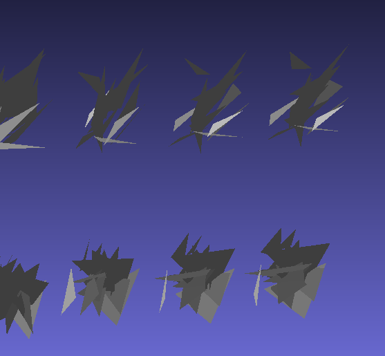 HenriqueGoisDev's tweet photo. Tried out the Generative Modeling via Drifting to generate a cube mesh, but so far only got it to collapse. Either it collapses and don't learn or overfit a single solution depending on the tau parameter

drift                             vs                          flow matching https://t.co/AqkCbqs9ws