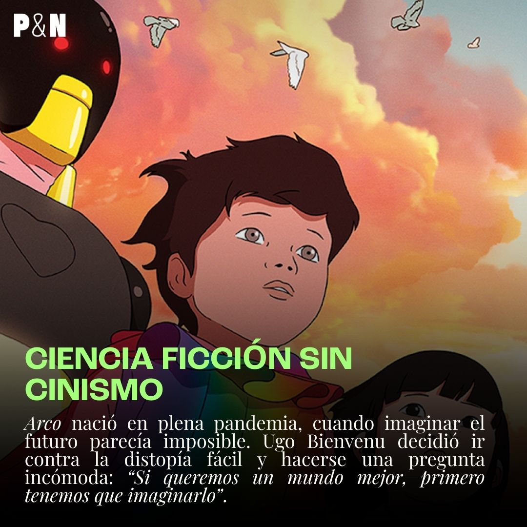 Cinepolis's tweet photo. 🌈 #Arco llega para enseñarnos a reimaginar el futuro. Su animación 2D no solo se ve hermosa, se siente como un sueño en vida. 🎬💫 Checa más en @Paloma_Nacho 👉:  https://t.co/VMjj13itGO https://t.co/P4k2yPVTGZ