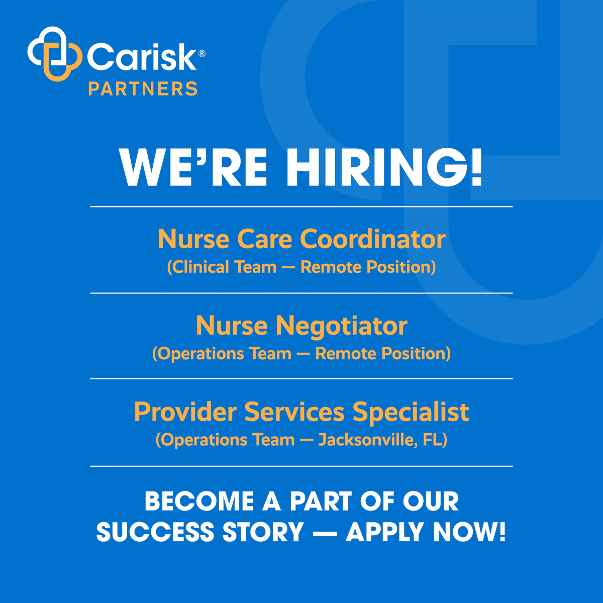 Carisk Partners tweet media