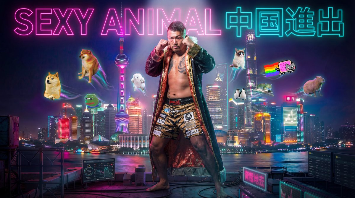 🍌速報🍌

SEXY ANIMAL 中国進出🚀

セクシーな世界へようこそ。

$ANIMAL