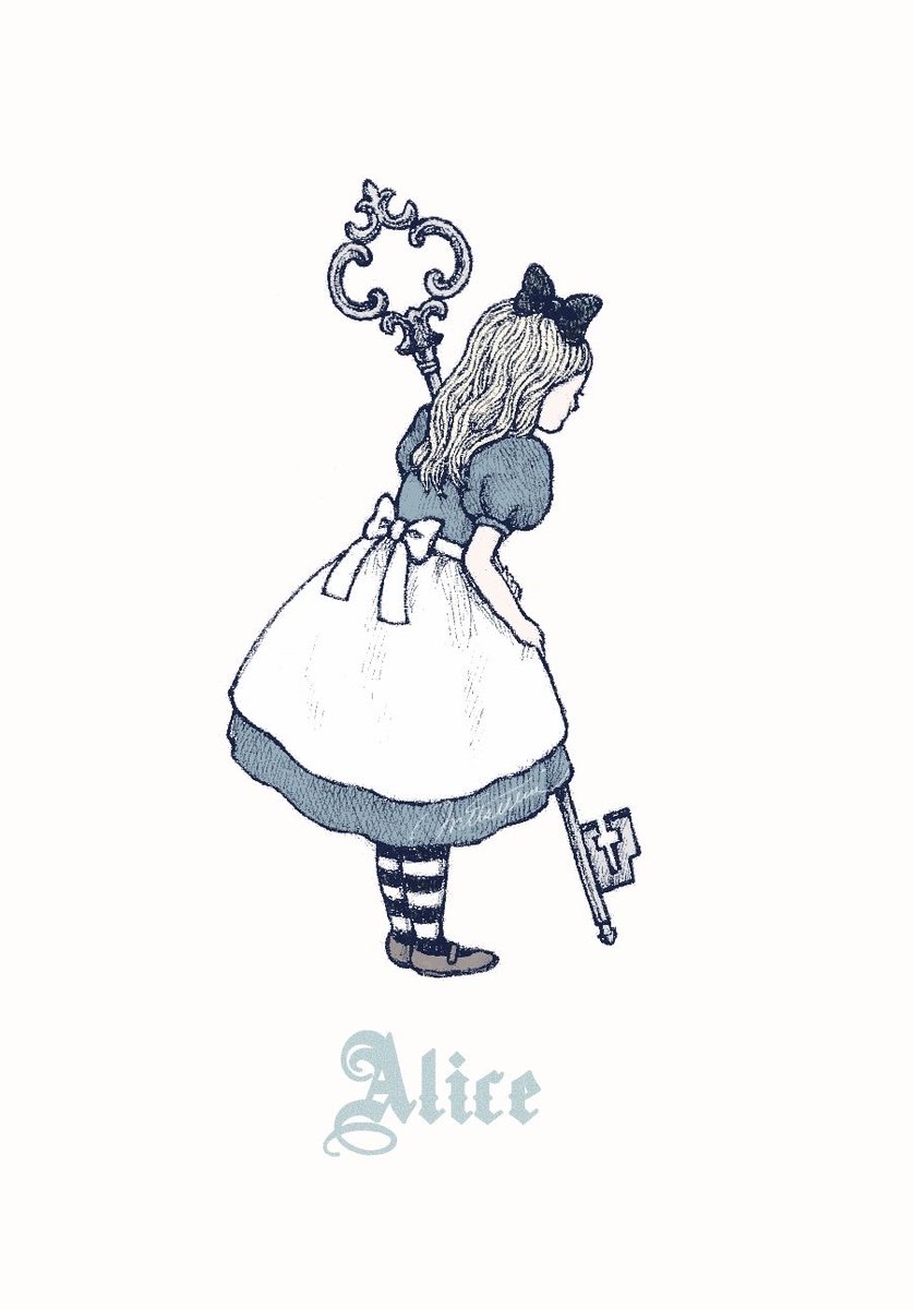 #アナログイラスト　
#アナログはいいぞ 
A🩵Alice