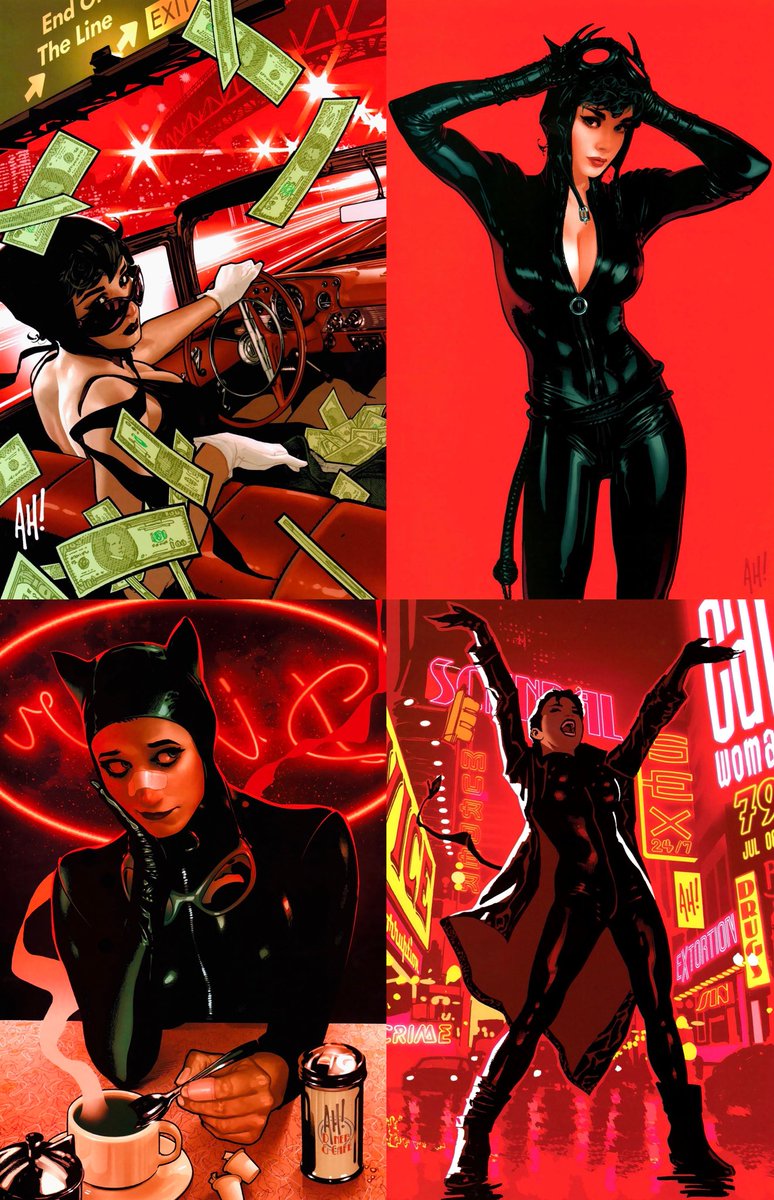 catwoman cover art by adam hughes