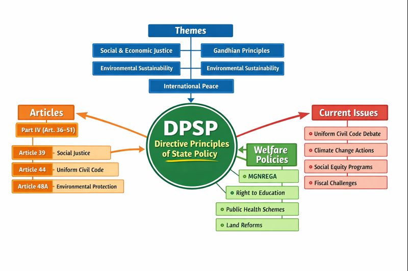 DPSP ≠ decorative theory.
missioncrackupsc.blogspot.com/2026/01/dpsp-s…

Questions often come from:
✔ Article 39 (equal pay, distribution of resources)
✔ Article 40 (Panchayats)
✔ Article 44 (Uniform Civil Code)
✔ Article 48A (Environment)
Static + Current = Prelims gold.
100 days. Tighten Polity