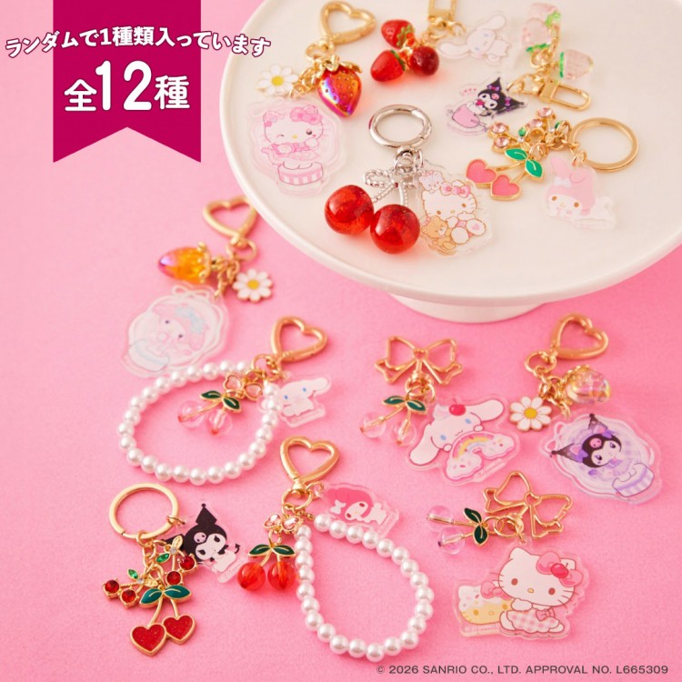 パーツクラブ　キティ　スイーツ　チャーム 注目商品！ 『SANRIO CHARACTERS きらきらフルーツチャームBOOK
