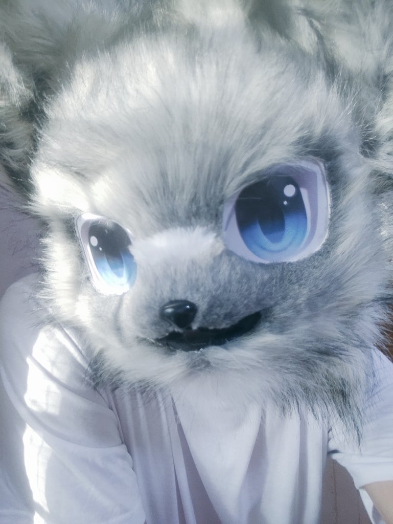 Kineko21's tweet photo. First mask! https://t.co/iqcmVHolqW