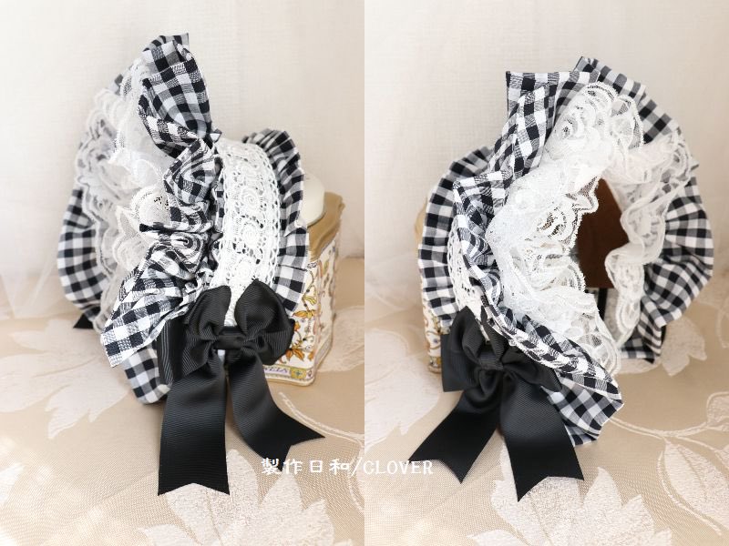 seisakusen's tweet image. 💐2026/04/04&amp;amp;05 Sat&amp;amp;Sun💐
Gothic and Lolita Market

🎀ボンネ風カチュ🎀
春夏コレクションとしてギンガムラインナップ、イベント展開はじめます✨

公式↓
@Goth_LoliMarket
#ゴスロリマーケット #GLM