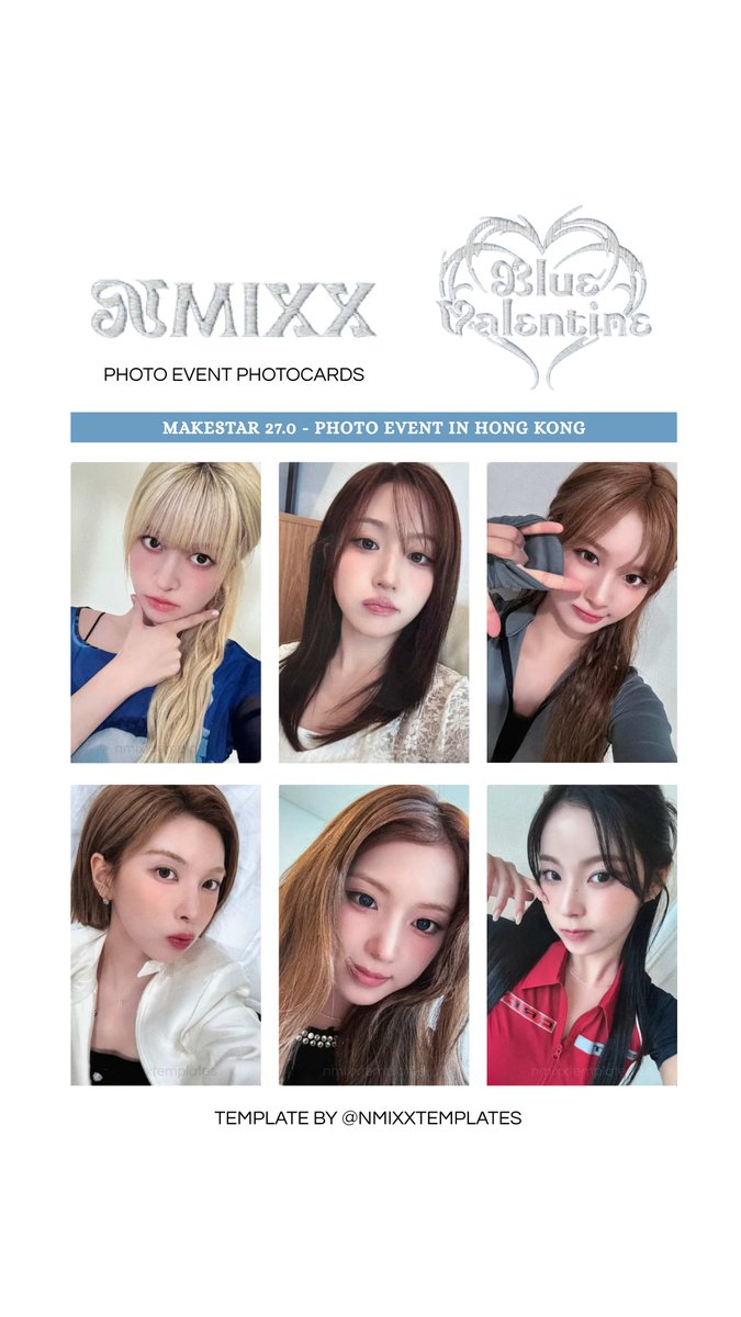 ᯓ☆ NMIXX (엔믹스) - Blue Valentine - Makestar 25.0: Fansign in