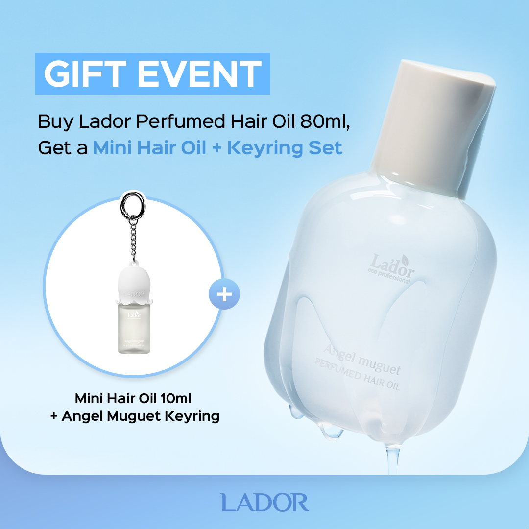 Your favorite Lador product is now just a click away. 🛍️
To celebrate our Shopify launch, we’re including a special gift (Angel Muguet 10ml Mini Hair Oil &amp; Cute Keyring) with every Perfumed Hair Oil purchase.

▶m.site.naver.com/20UAu