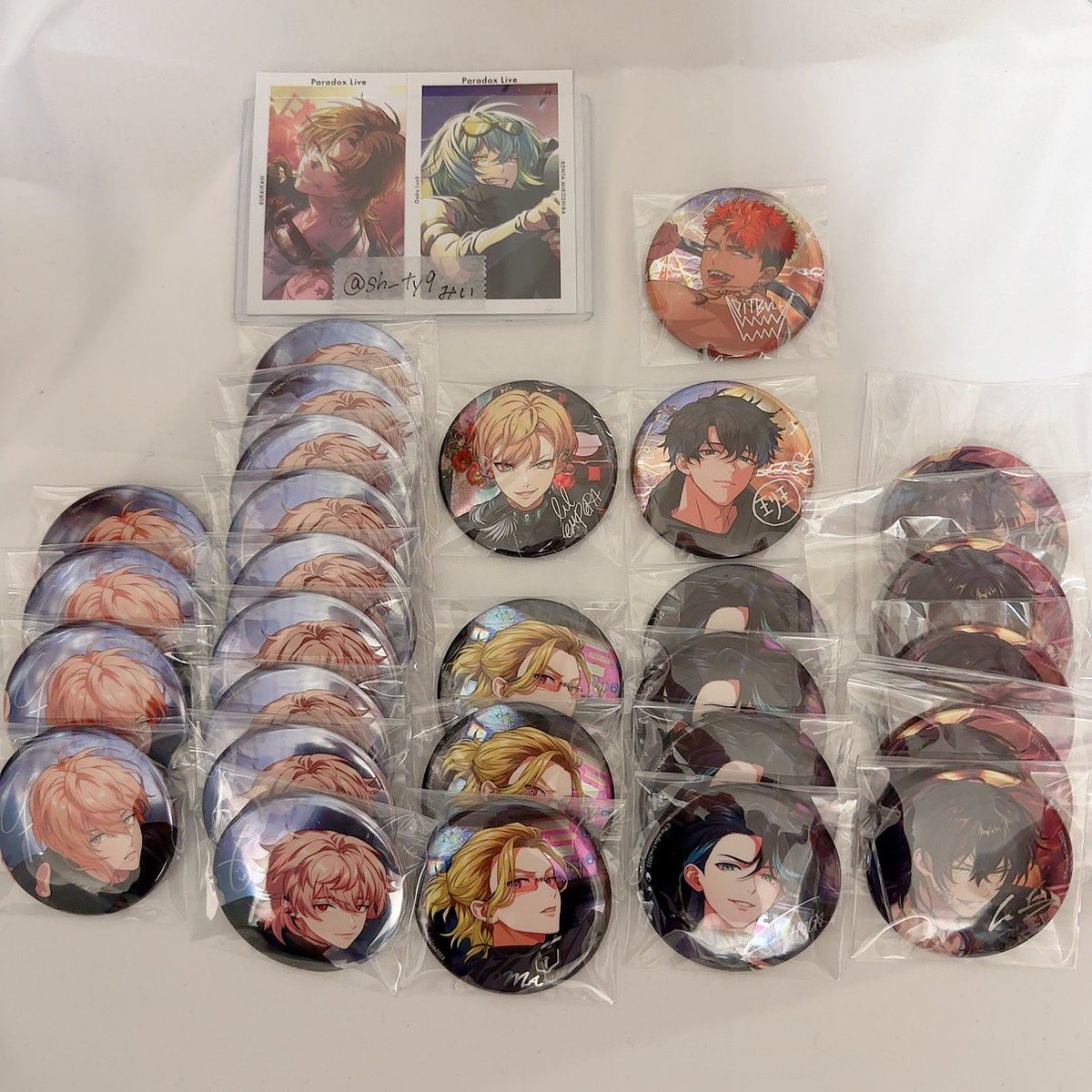 交換】Paradox Live パラライ 6周年 缶バッジ 缶バ 6th ver.47 譲渡