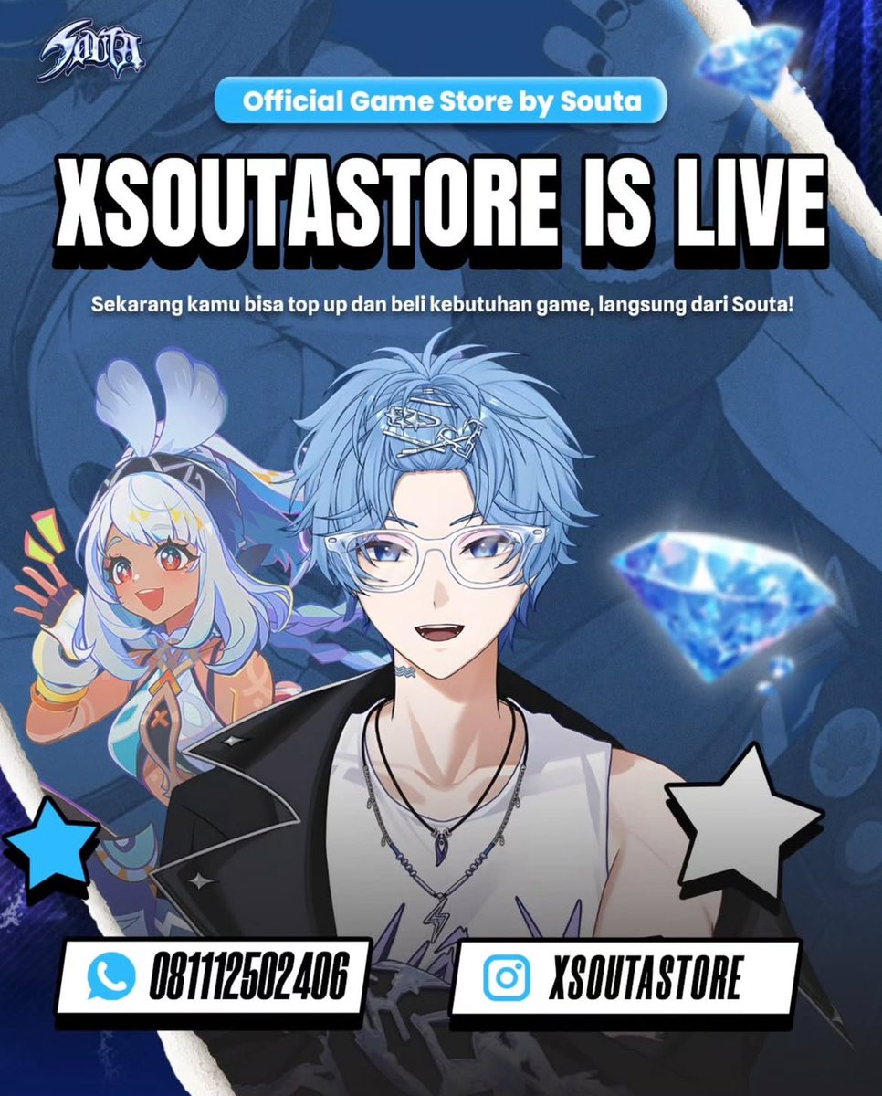 Pagii cantik nya akuu!!! 🩵✨
Hari ini toko TopUp Souta resmi launch ya, yang mau topup biar gk kena scam scam lagi bisa ke 
xsoutastore.com