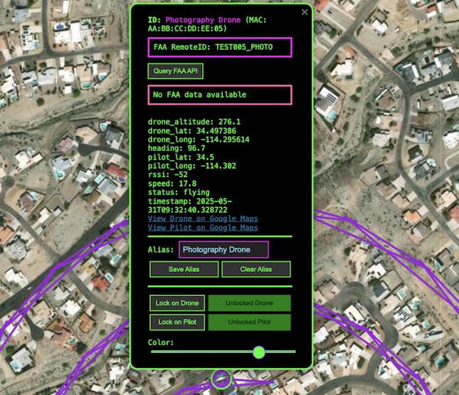 seeedstudio's tweet photo. What’s flying over your home?  With FAA Remote ID now mandatory, Colonel Panic’s Mesh-Mapper uses our XIAO ESP32S3 to detect drones via WiFi/Bluetooth & maps them in real-time. Mesh alerts via @TheMeshtastic too!

Open-source, DIY, & PCB-ready. Check it out on
@Hacksterio 
👉 https://t.co/nVCPM0uPNm